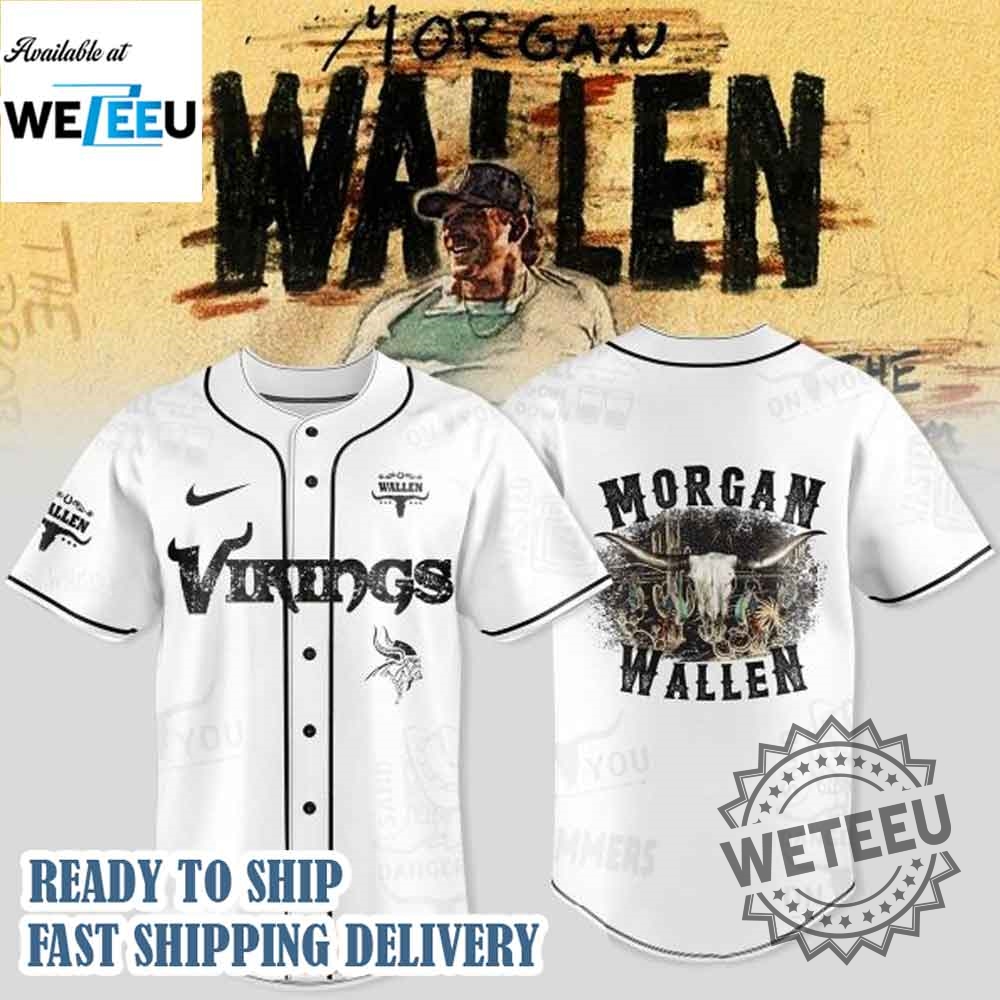 Minnesota Vikings X Morgan Wallen Im The Problem Tour 2025 Jersey