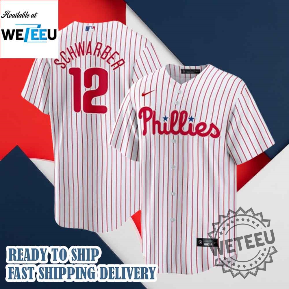 Philadelphia Phillies Kyle Schwarber Nike White Jersey