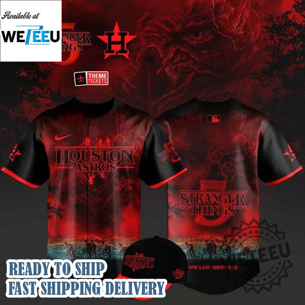 Houston Astros X Stranger Things 5 Jersey
