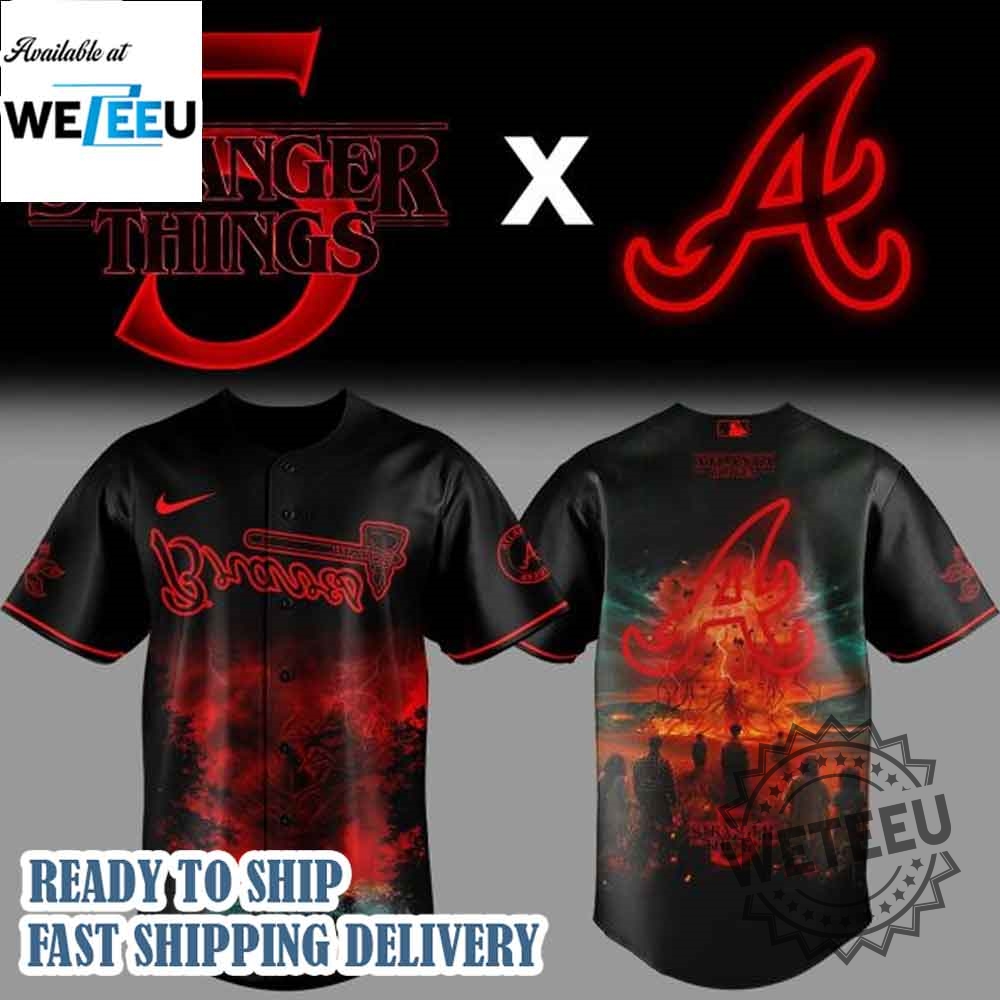 Atlanta Braves X Stranger Things 5 Jersey