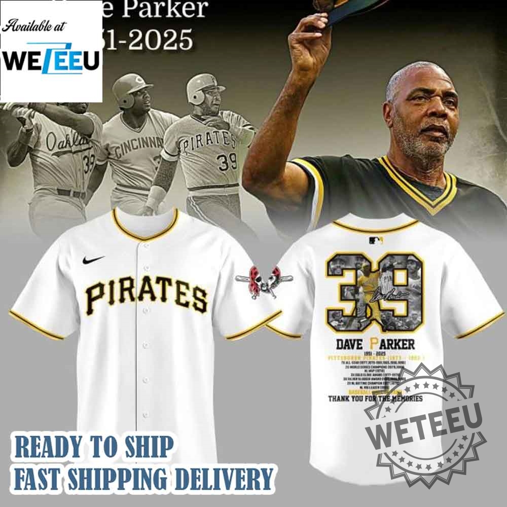 Honoring The Legend Pirates Dave Parker 19512025 Baseball Jersey