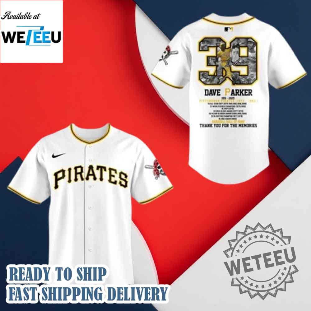 Honoring The Legend Pirates Dave Parker 19512025 Baseball Jersey 4 Honoring The Legend Pirates Dave Parker 1951-2025 Baseball Jersey