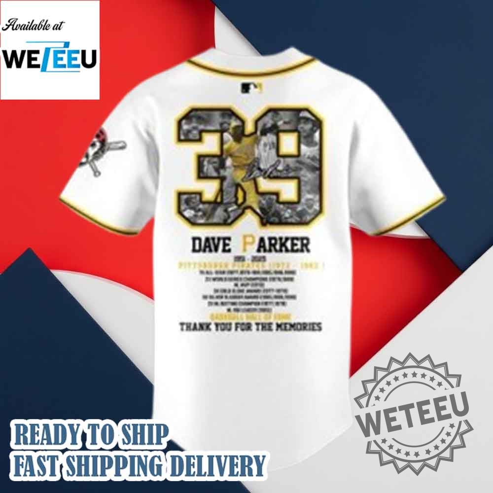 Honoring The Legend Pirates Dave Parker 19512025 Baseball Jersey 5 Honoring The Legend Pirates Dave Parker 1951-2025 Baseball Jersey