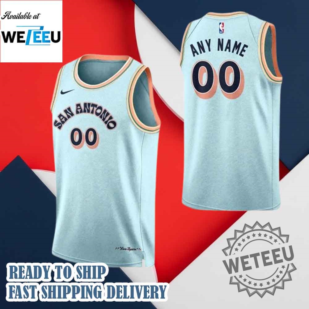"Top 5 Must-Have Custom Jerseys for Baseball and Basketball Fans" 6 2025 City Edition San Antonio Spurs Jersey