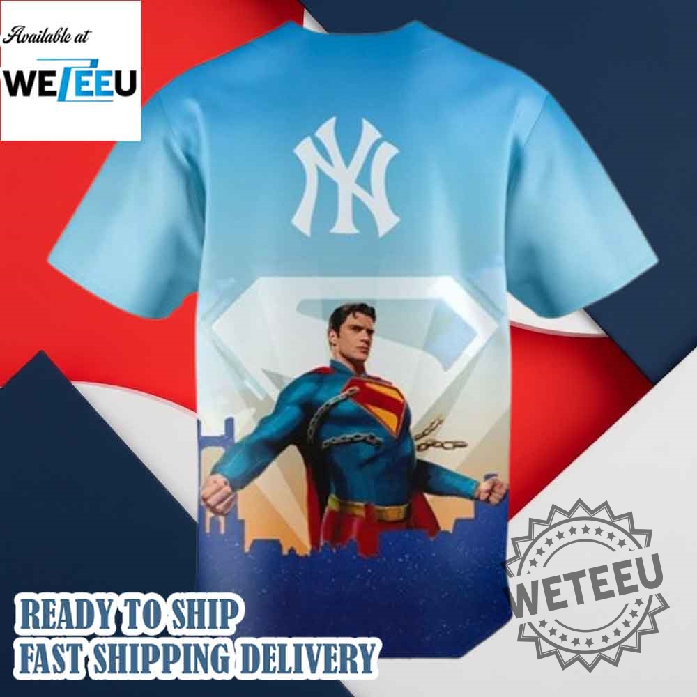 New York Yankees X Superman Unbreakable Spirit Jersey 5 New York Yankees x Superman Unbreakable Spirit Jersey