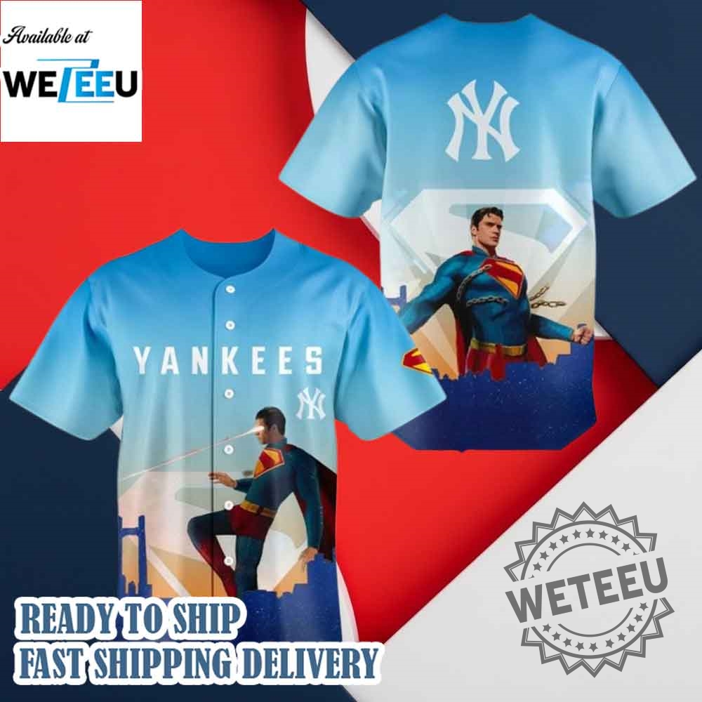 New York Yankees X Superman Unbreakable Spirit Jersey 7 New York Yankees x Superman Unbreakable Spirit Jersey