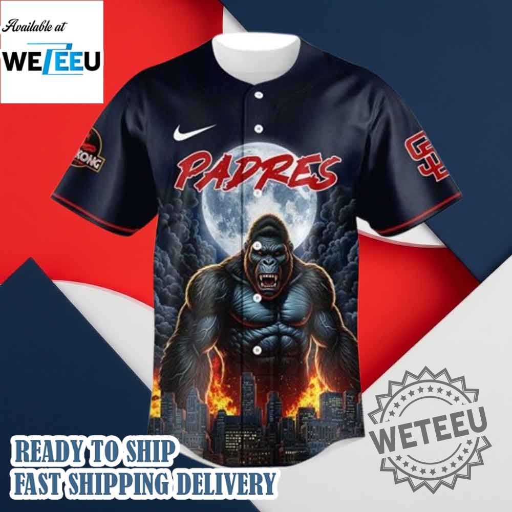 San Diego Padres X King Kong 2025 Jersey 4 San Diego Padres x King Kong 2025 Jersey