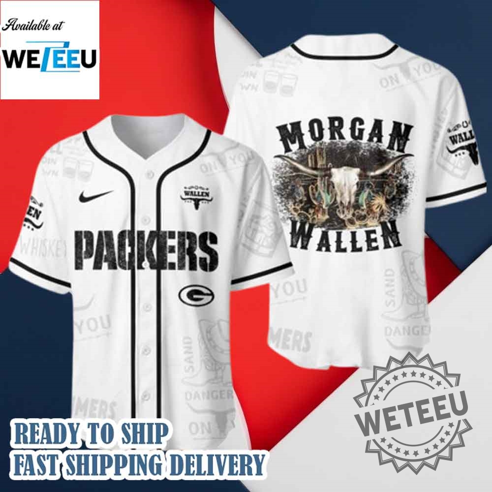 Green Bay Packers X Wallen Morgan Tour Merch 2025 Jersey