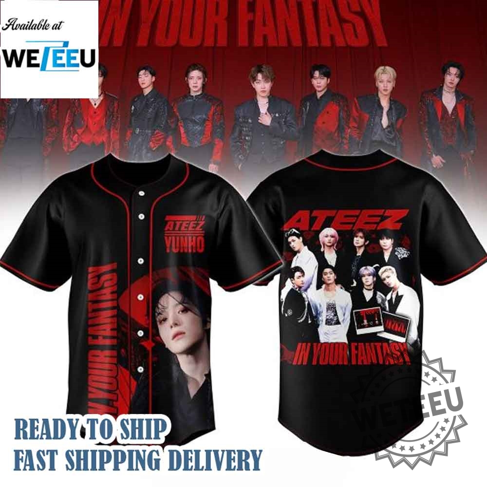 Ateez Yunho 2025 World Tour In Your Fantasy Jersey
