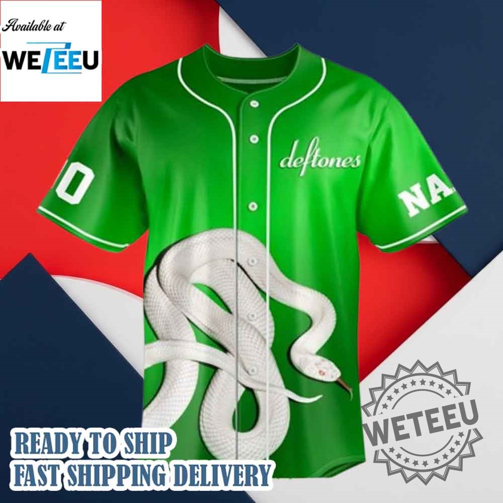 Deftones My Mind Is A Mountain Custom Baseball Jersey 4 Deftones My Mind Is A Mountain Custom Baseball Jersey