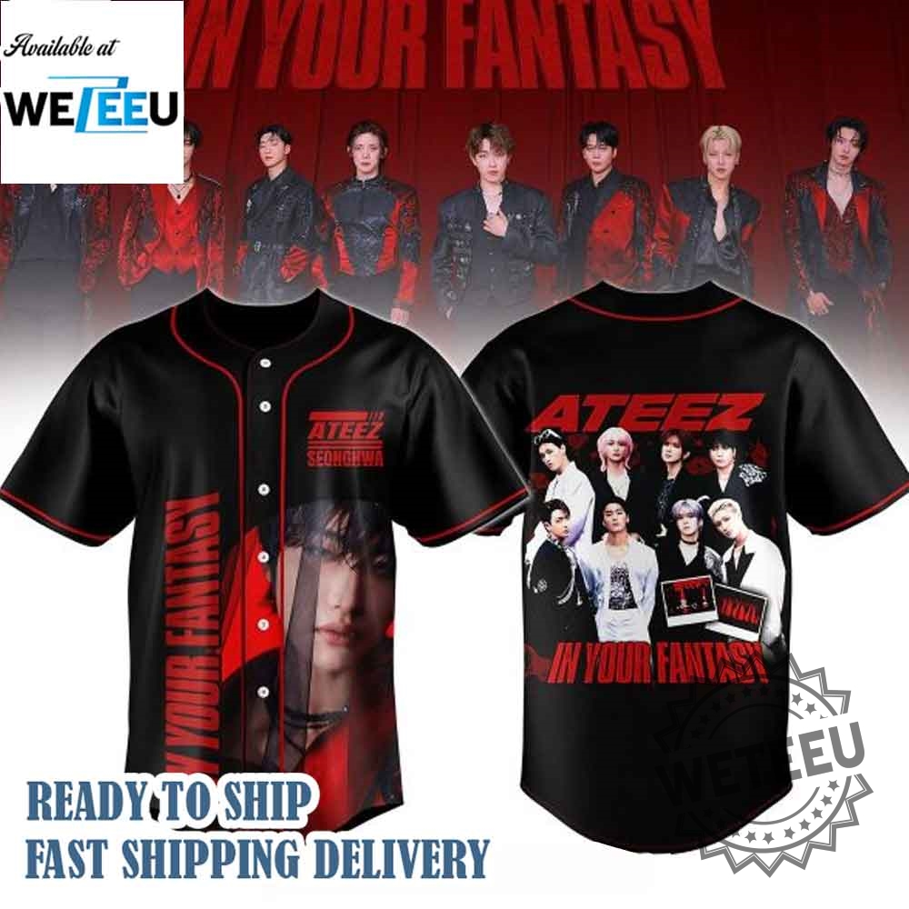 Ateez Seonghwa 2025 World Tour In Your Fantasy Jersey
