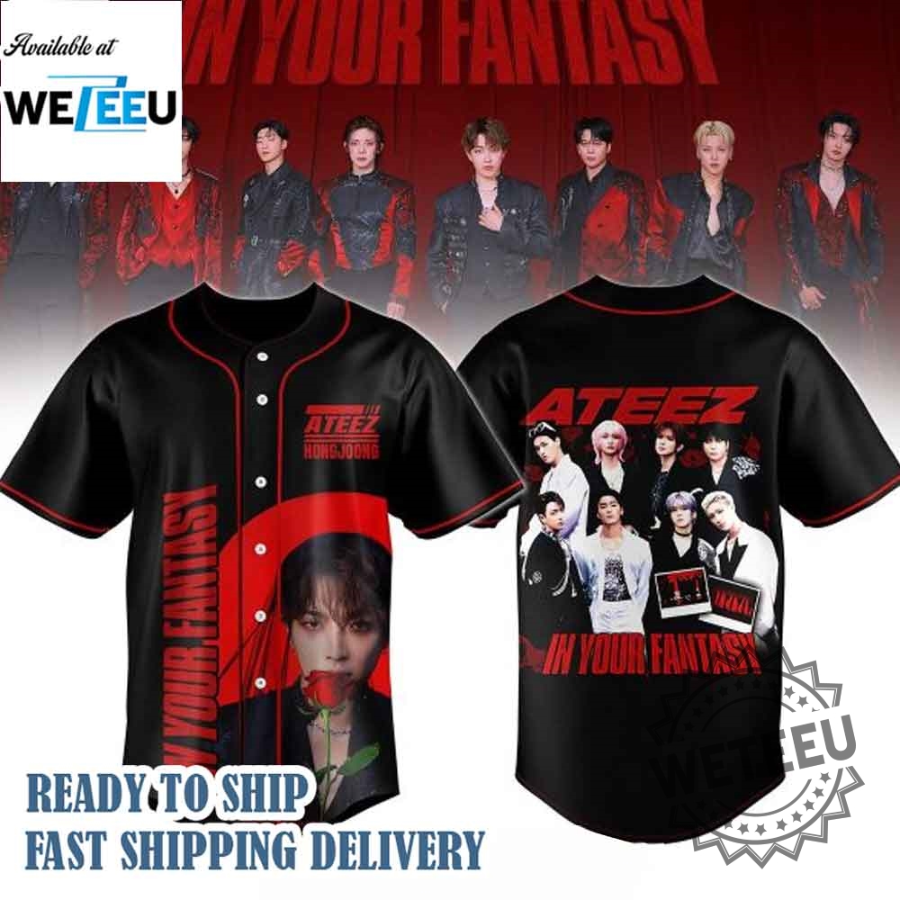 Ateez Hongjoong 2025 World Tour In Your Fantasy Jersey