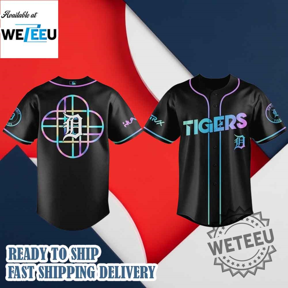 "Shop MLB X Kpop and Zombie Land Team Logo Baseball Jerseys" 20 Detroit Tigers Mlb X Kpop Demon Hunters Logo Baseball Jersey