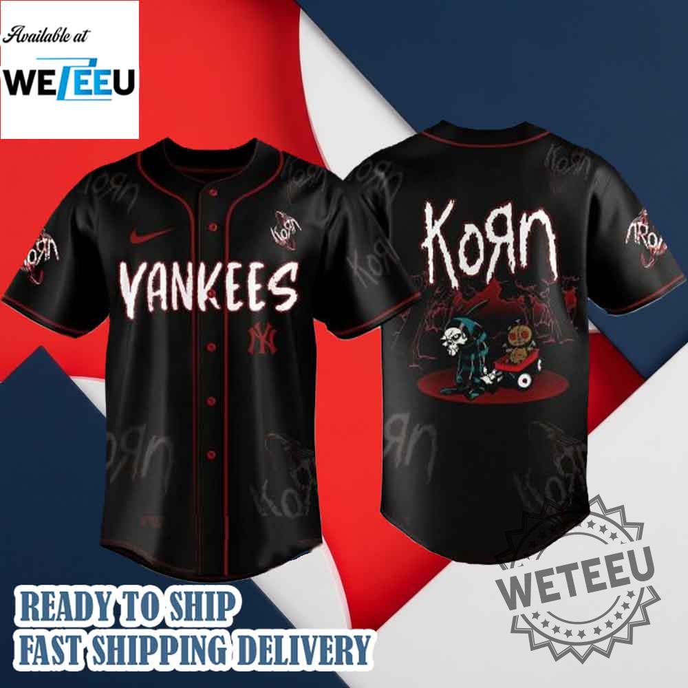 New York Yankees X Korn Wake Up South America Stadium Tour 2025 Jersey