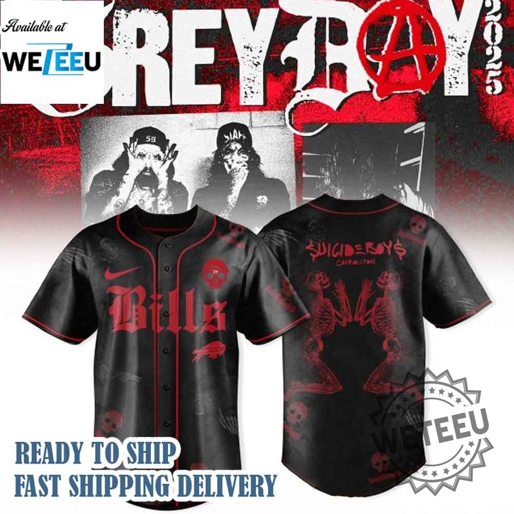 Buffalo Bills X Suicideboys Greyday 2025 Jersey 3 Buffalo Bills x Suicideboys Greyday 2025 Jersey