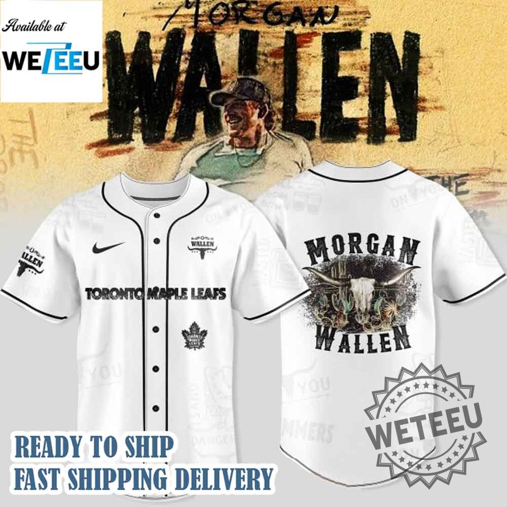 Toronto Maple Leafs X Morgan Wallen Im The Problem Tour 2025 Jersey