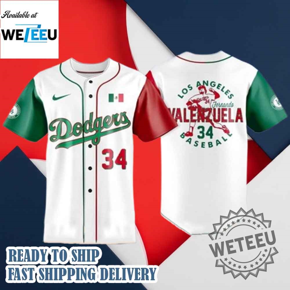Los Angeles Dodgers Fernando Valenzuela Legacy Jersey