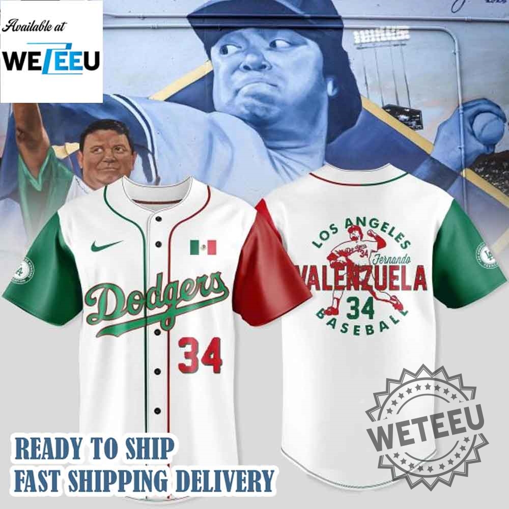 Los Angeles Dodgers Fernando Valenzuela 2025 Jersey