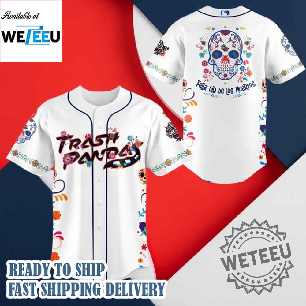 Trash Pandas Dia De Los Muertos 2025 Baseball Jersey