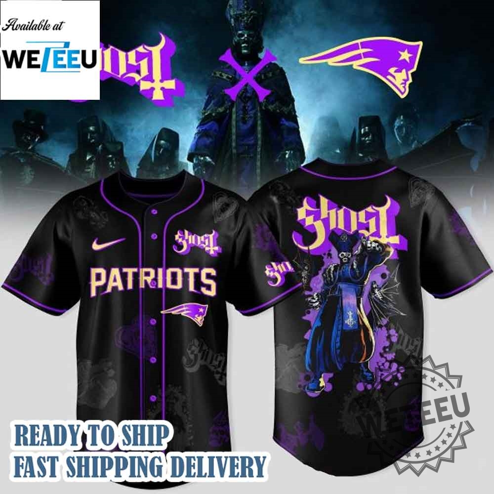New England Patriots X Ghost Band World Tour 2025 Jersey