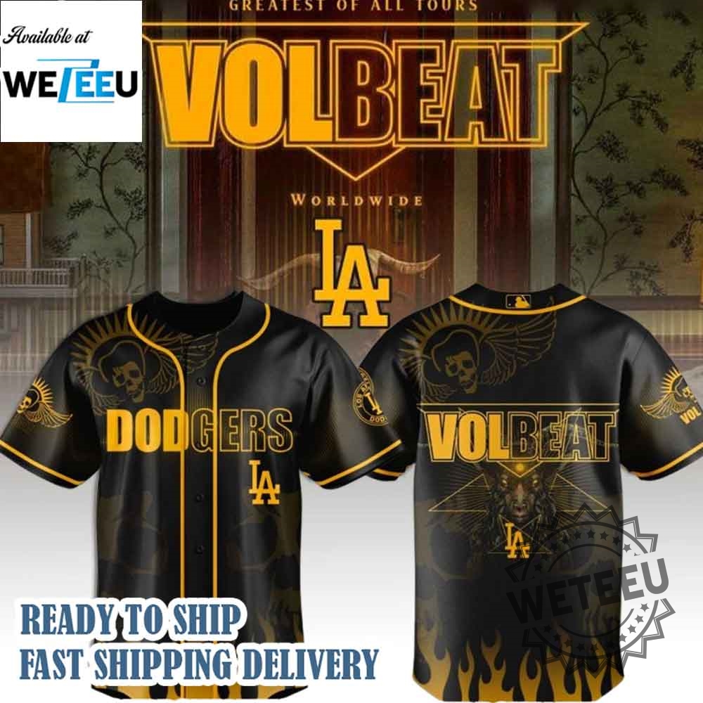 Los Angeles Dodgers X Volbeat Jersey