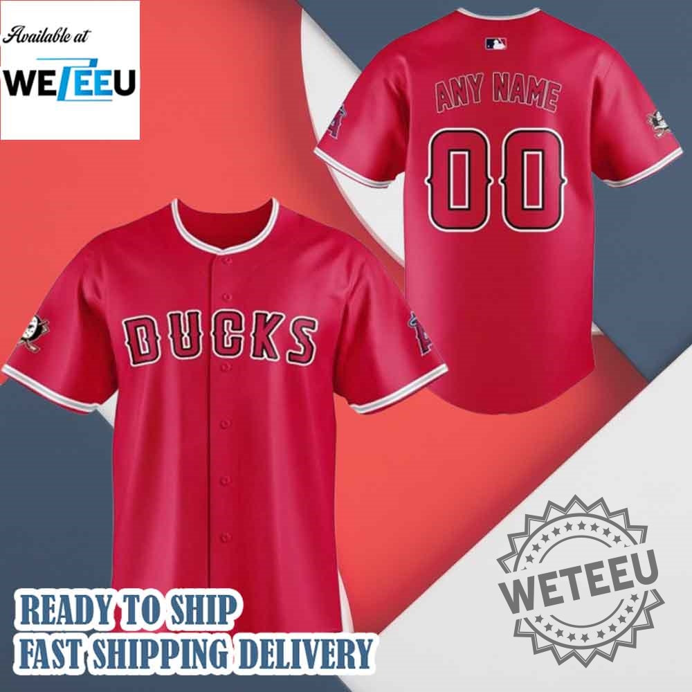 Custom La Angels Ducks Night Limited Edition Jersey