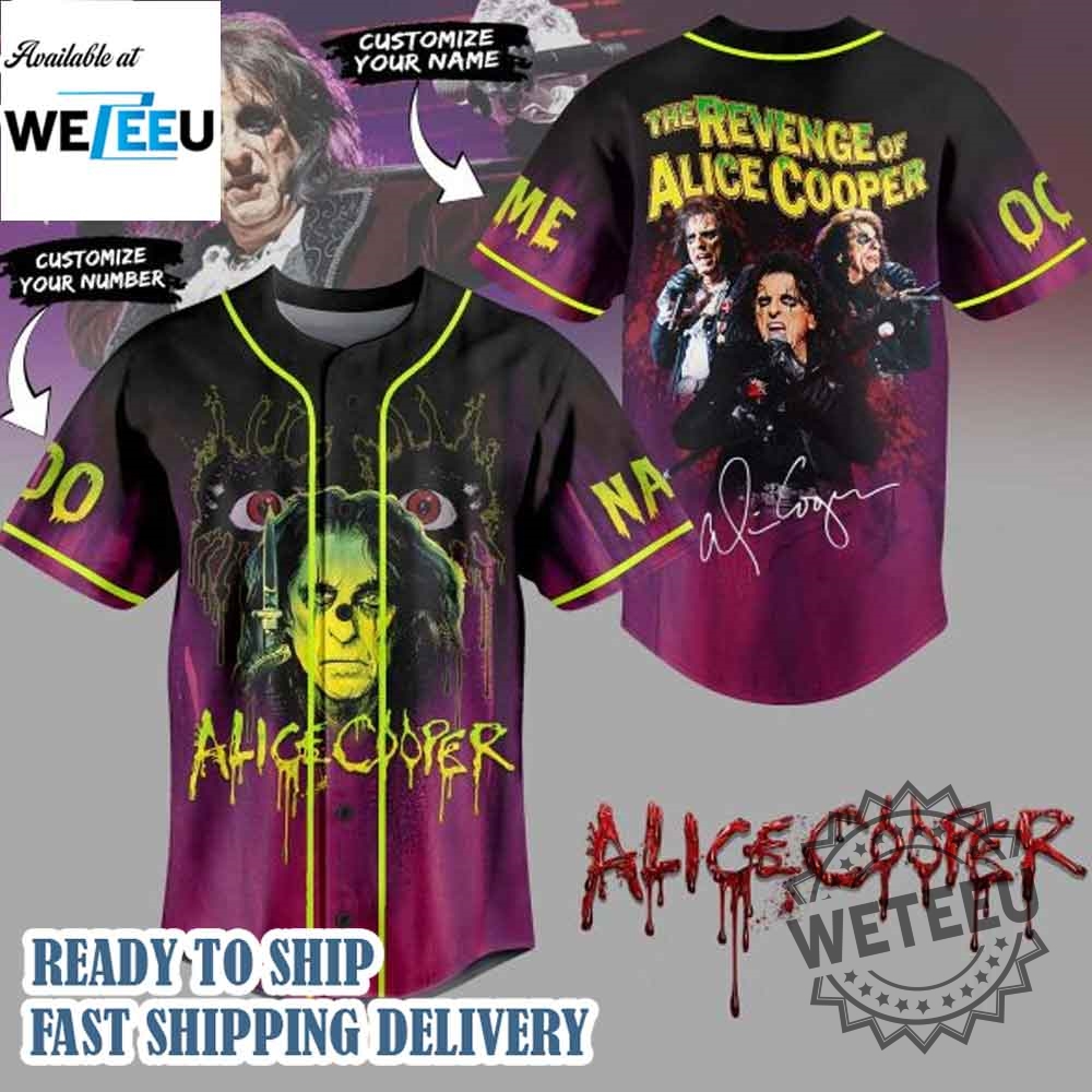 Alice Cooper The Revenge 2025 Jersey