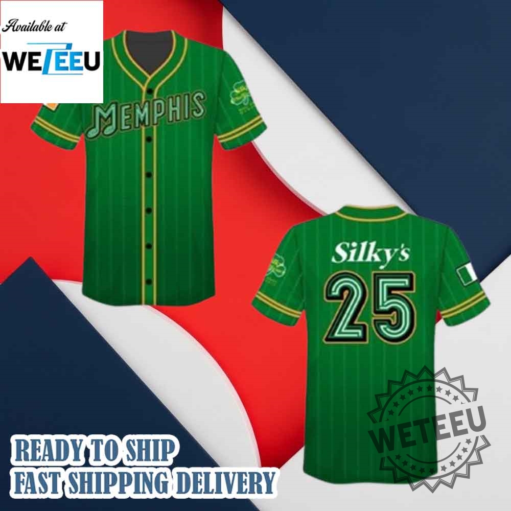 Memphis Redbirds Halfway To St. Patricks Day Jersey Giveaway 2025