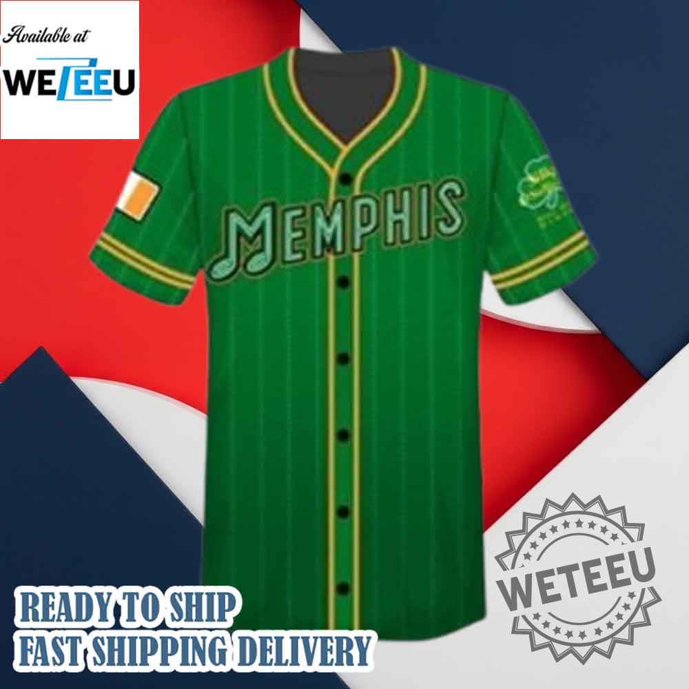 Memphis Redbirds Halfway To St. Patricks Day Jersey Giveaway 2025 4 Memphis Redbirds Halfway to St. Patrick’s Day Jersey Giveaway 2025