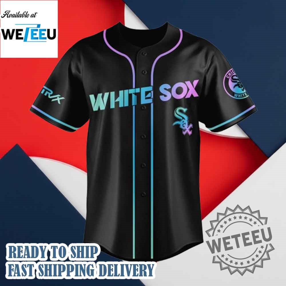 Chicago White Sox Mlb X Kpop Demon Hunters Logo Baseball Jersey 4 Chicago White Sox MLB x KPop Demon Hunters Logo Baseball Jersey