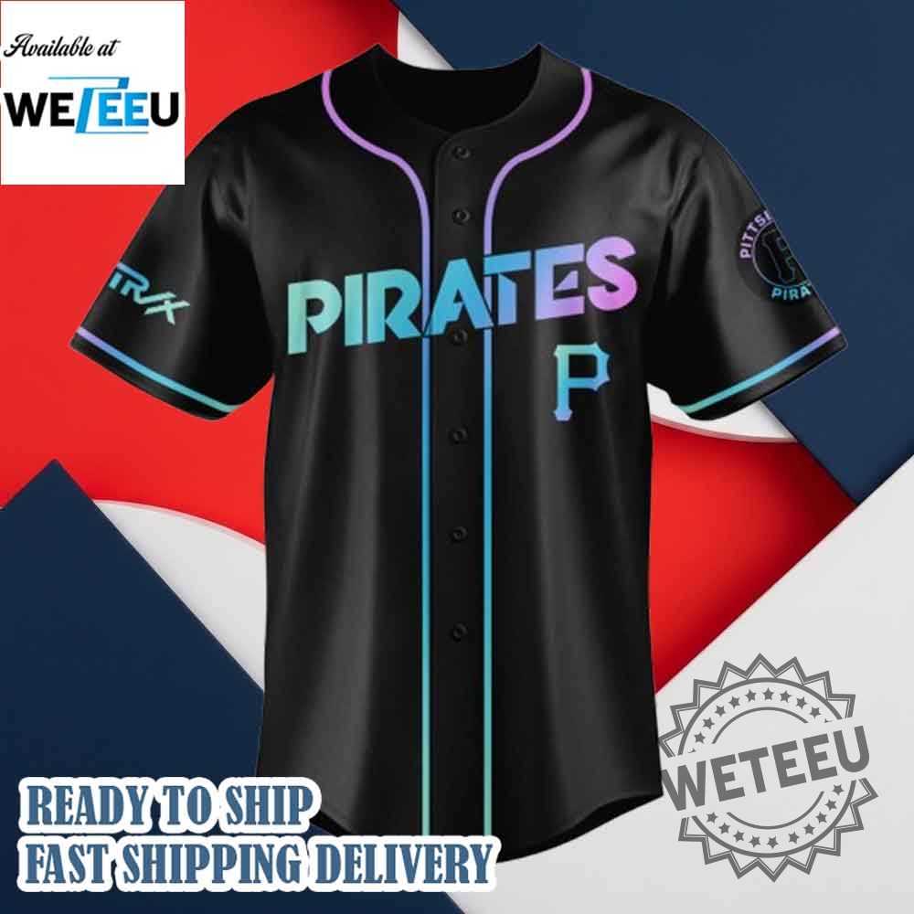 Pittsburgh Pirates Mlb X Kpop Demon Hunters Logo Baseball Jersey 4 Pittsburgh Pirates MLB x KPop Demon Hunters Logo Baseball Jersey