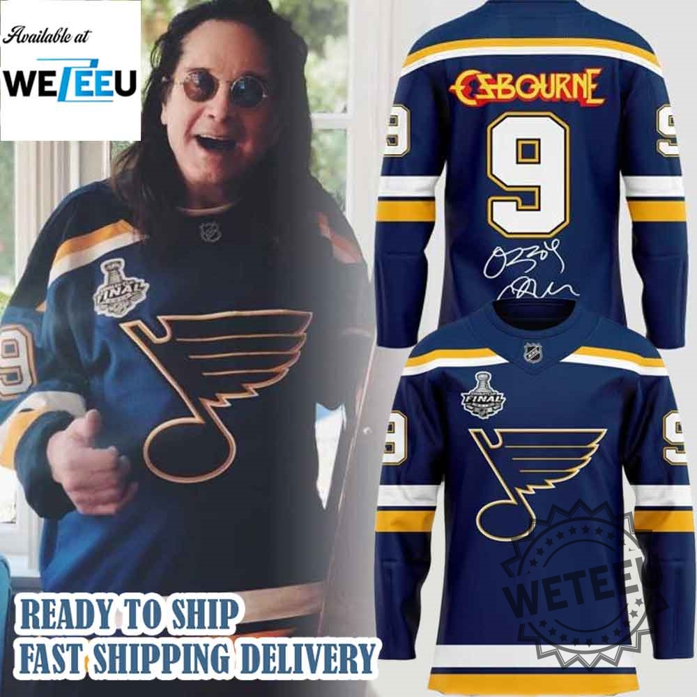 St.Louis Blues Ozzy Osbourne Memories 2025 Hockey Jersey