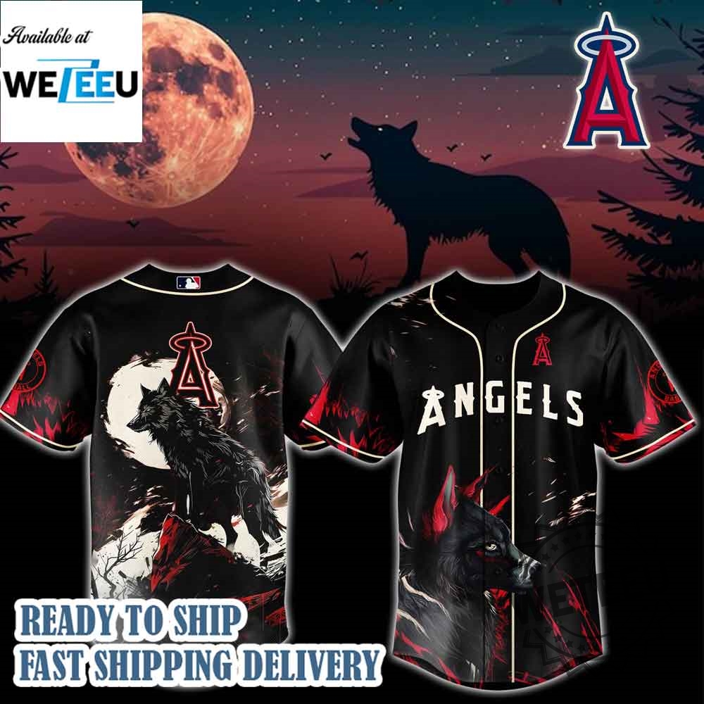 Los Angeles Angels Mlb X Worf Baseball Jersey