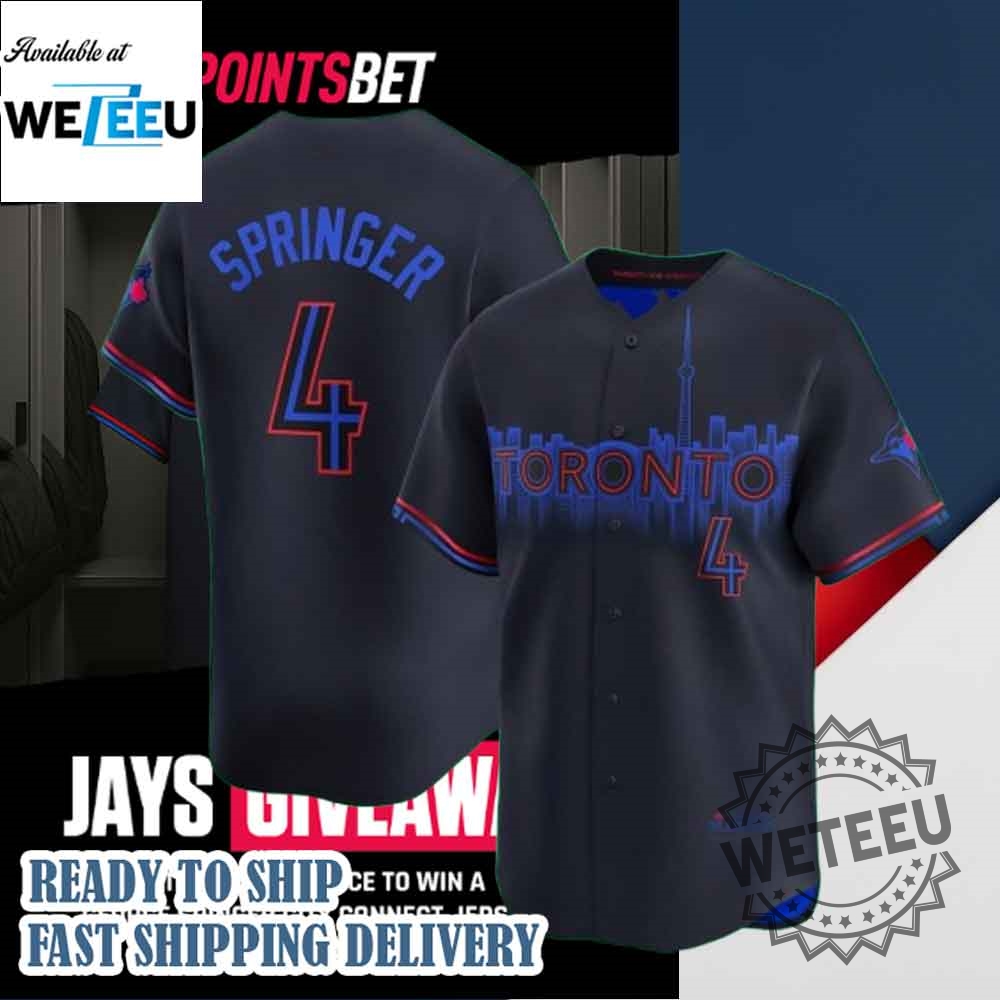 Blue Jays George Springer City Connect Jersey Giveaway 2025