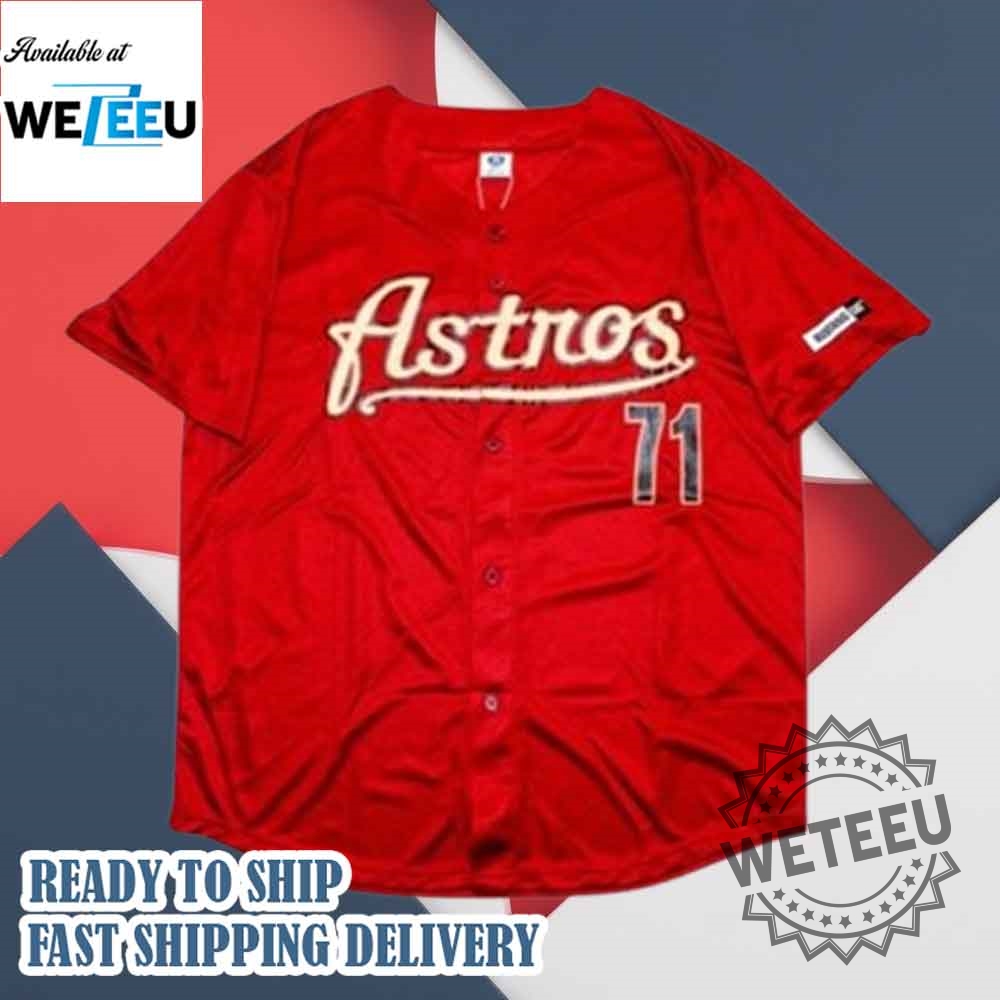 Astros Josh Hader Brick Red Throwback Jersey 2025 Giveaway