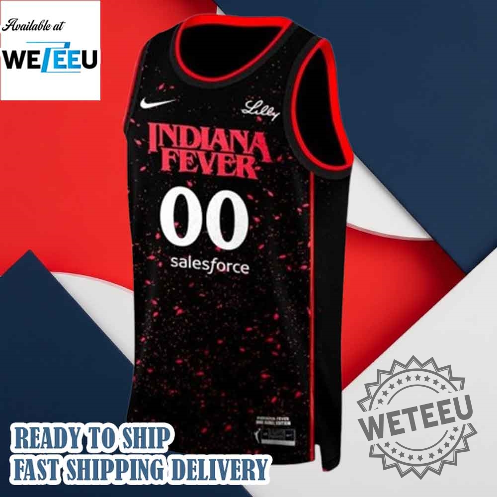 Indiana Fever Stranger Things Rebel Swingman Limited Edition Black Jersey 4 Indiana Fever Stranger Things Rebel Swingman Limited Edition Black Jersey