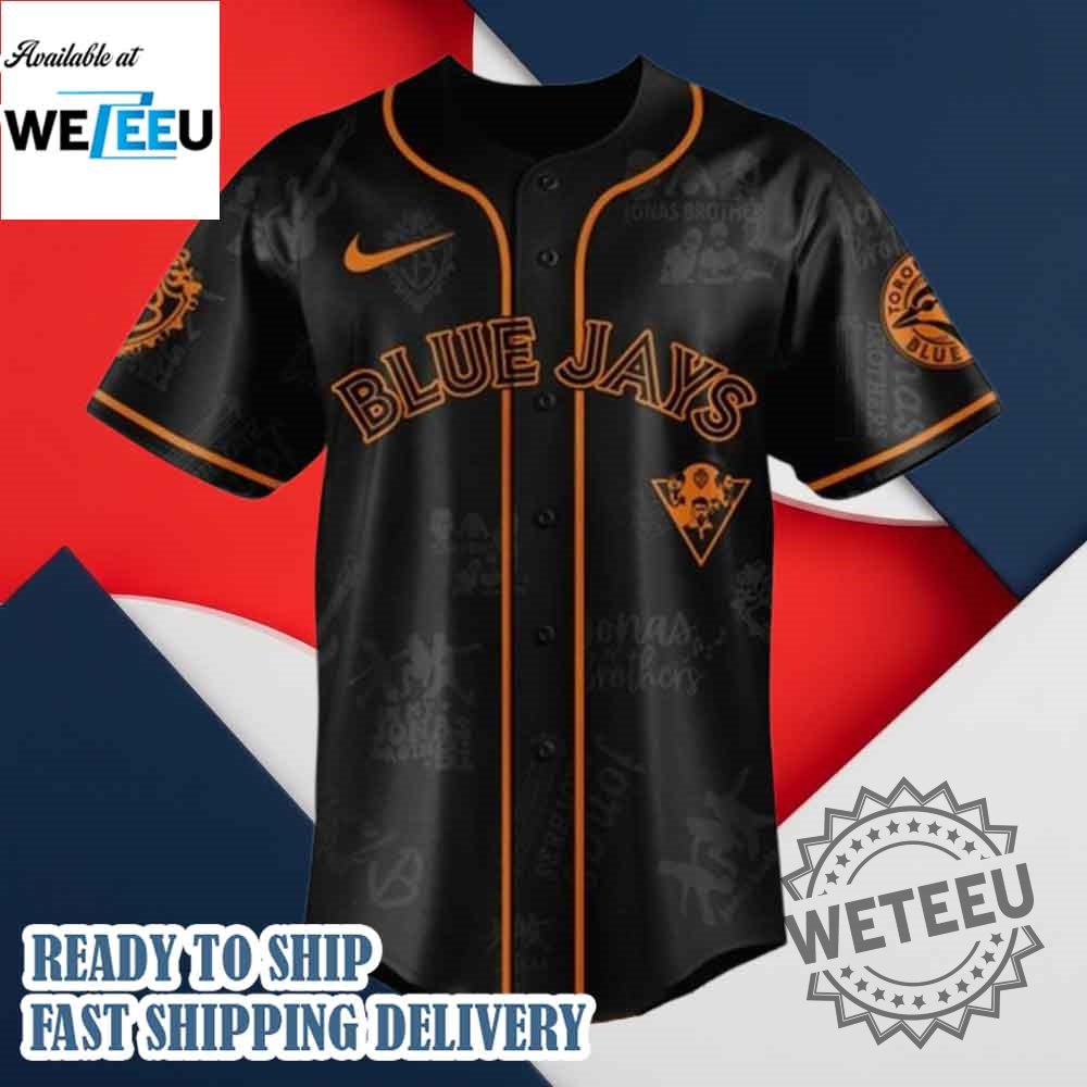 Blue Jays X Jonas Brothers Living The Dream Tour 2025 Jersey 4 Blue Jays x Jonas Brothers Living The Dream Tour 2025 Jersey