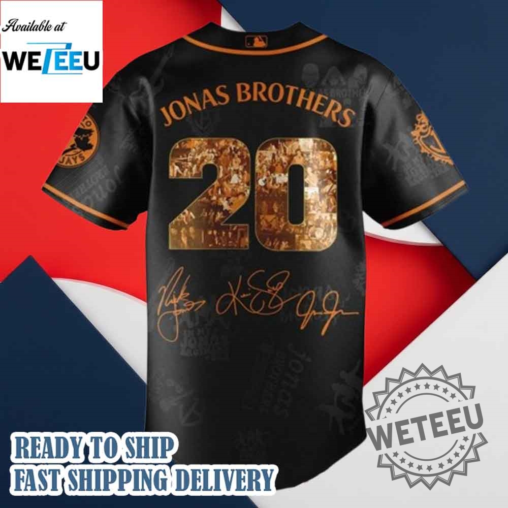Blue Jays X Jonas Brothers Living The Dream Tour 2025 Jersey 5 Blue Jays x Jonas Brothers Living The Dream Tour 2025 Jersey