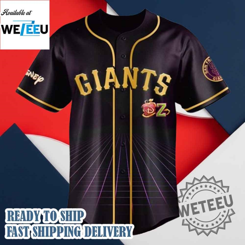 San Francisco Giants Descendants Zombies Worlds Collide Tour 2025 Jersey 4 San Francisco Giants Descendants Zombies Worlds Collide Tour 2025 Jersey