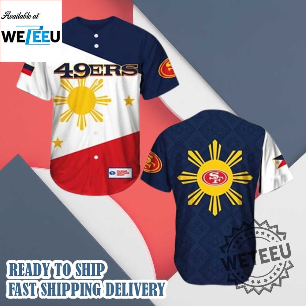 "Top 5 Must-Have Baseball Jerseys for 2025: Limited Edition Designs" 7 Sf 49Ers Celebrating Filipino Heritage Night Jersey 2025