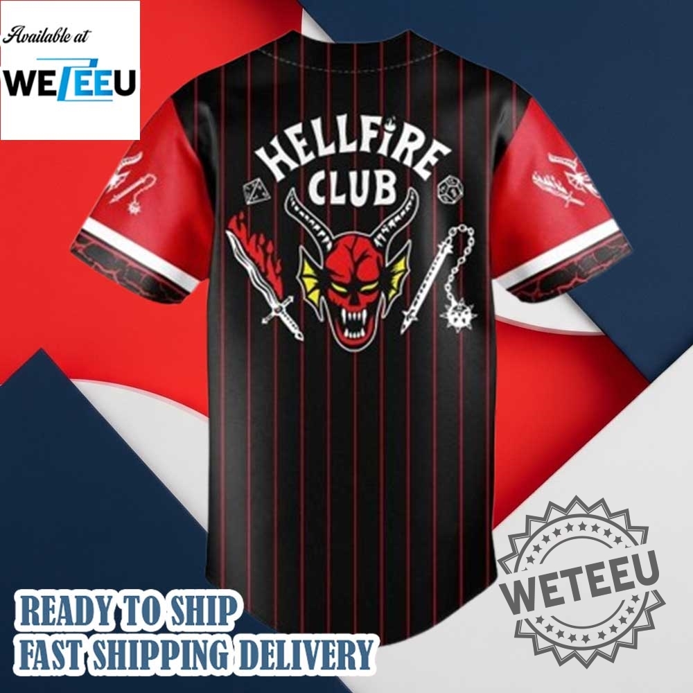 San Diego Padres X Hellfire Club Stranger Things 5 Jersey 5 San Diego Padres x Hellfire Club Stranger Things 5 Jersey