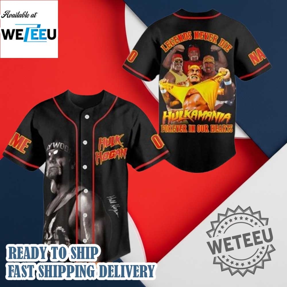 Hulk Hogan Legends Never Die 2025 Jersey