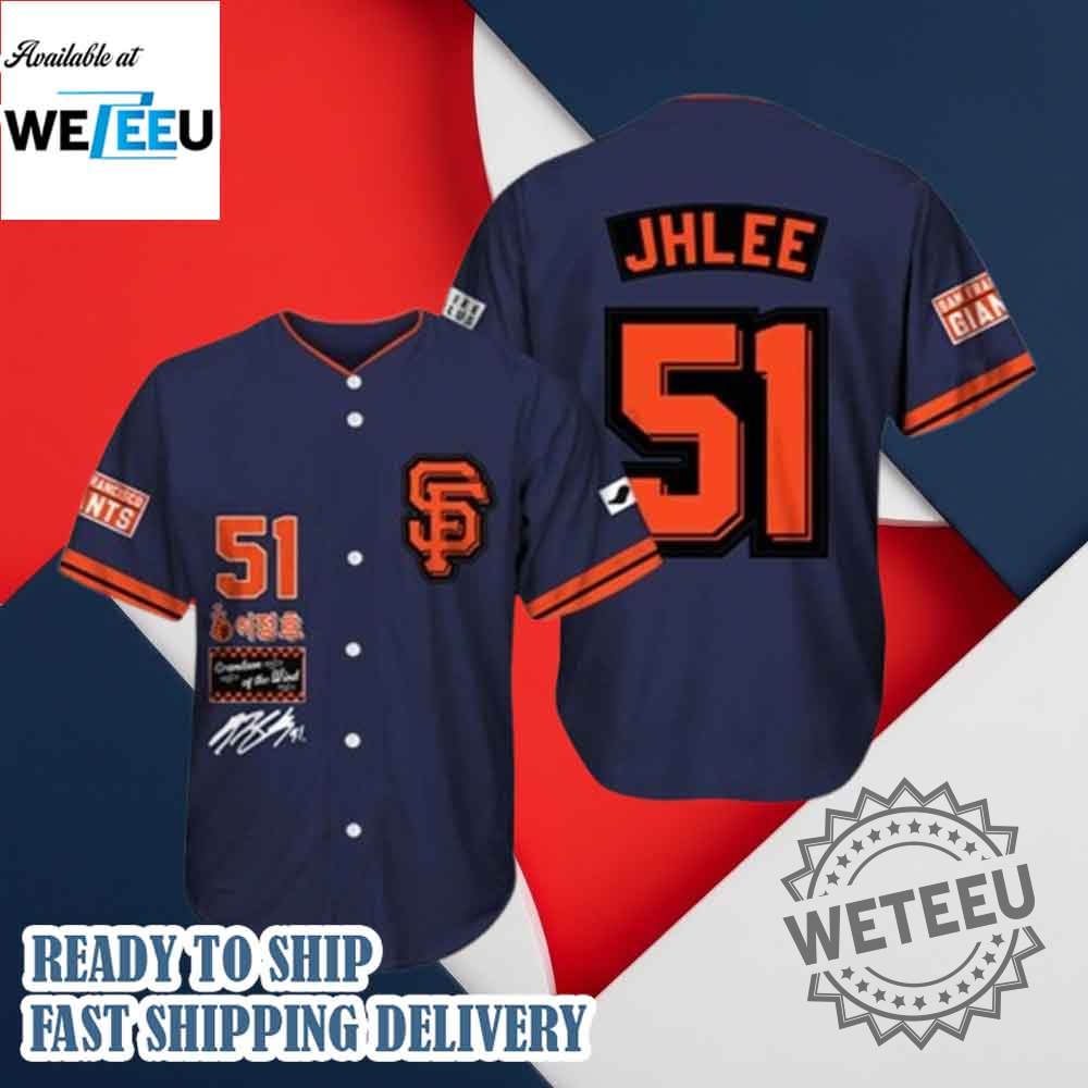 Giants Junghoo Lee Baseball Jersey