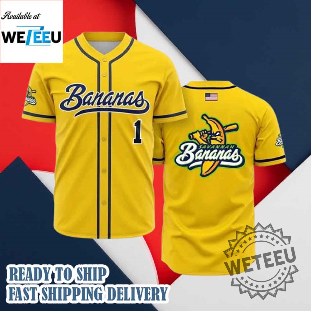 Savannah Bananas Evoshield Yellow Unisex Jersey