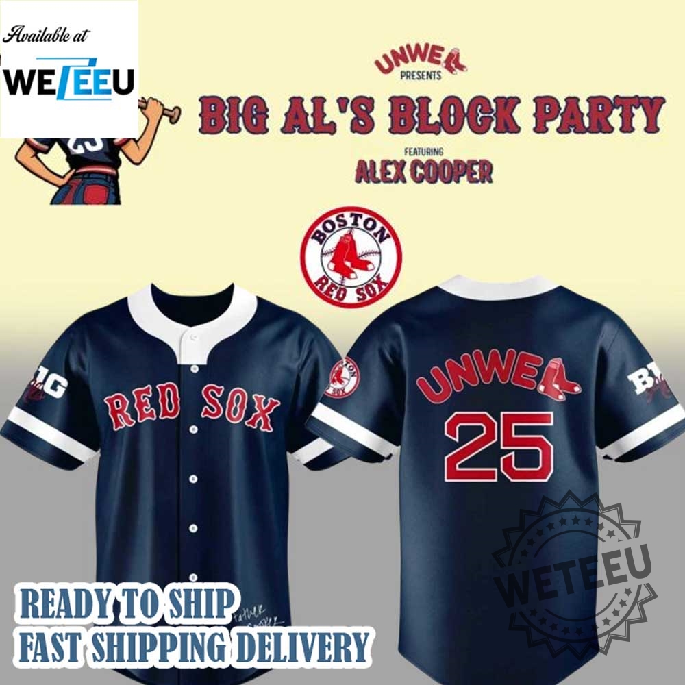 Boxton Red Sox Big Als Block Party Jersey