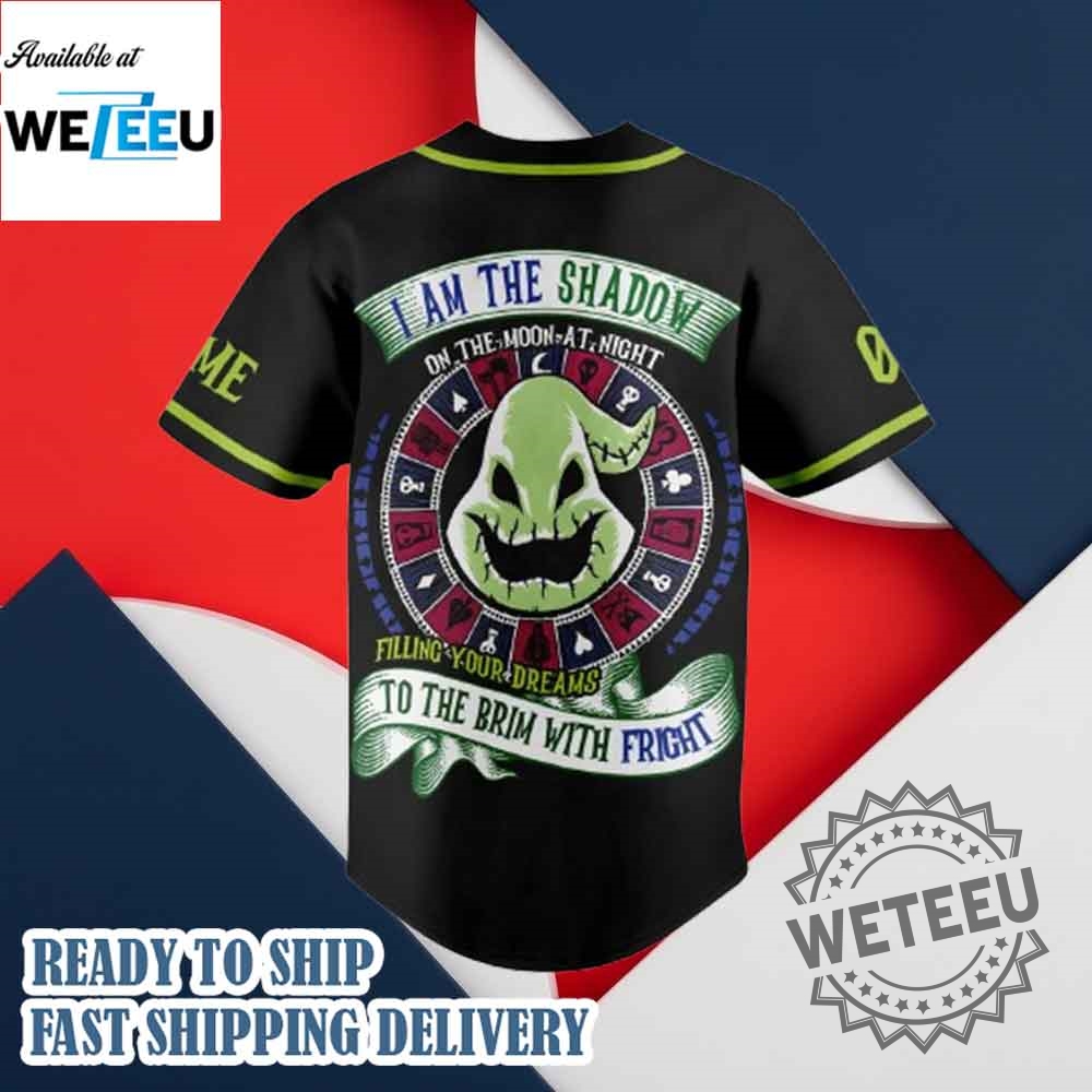 Personalized Oogie Boogie Baseball Jersey The Nightmare Before Christmas Fan Apparel 4 Personalized Oogie Boogie Baseball Jersey The Nightmare Before Christmas Fan Apparel