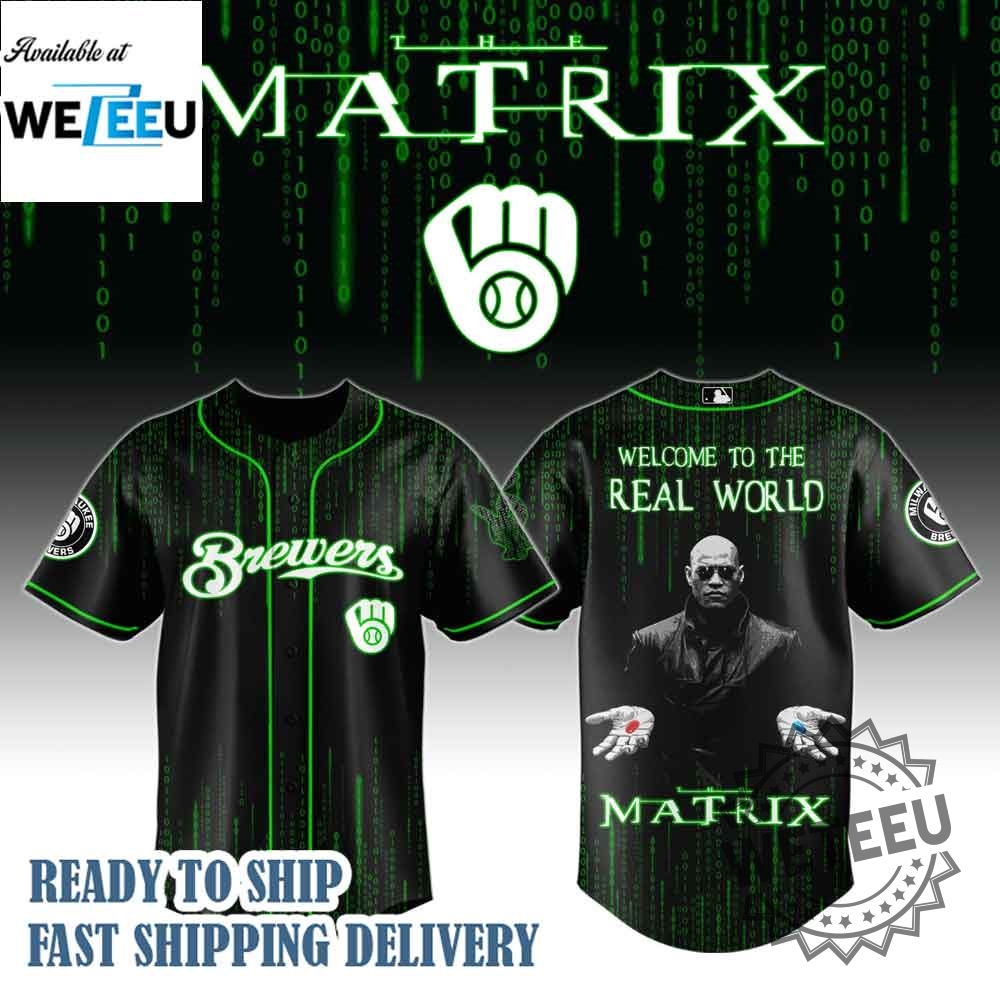 "Top 2025 MLB Jersey Giveaways: Exclusive Limited-Edition Tour Collaborations" 9 Milwaukee Brewers Mlb X The Matrix Jersey