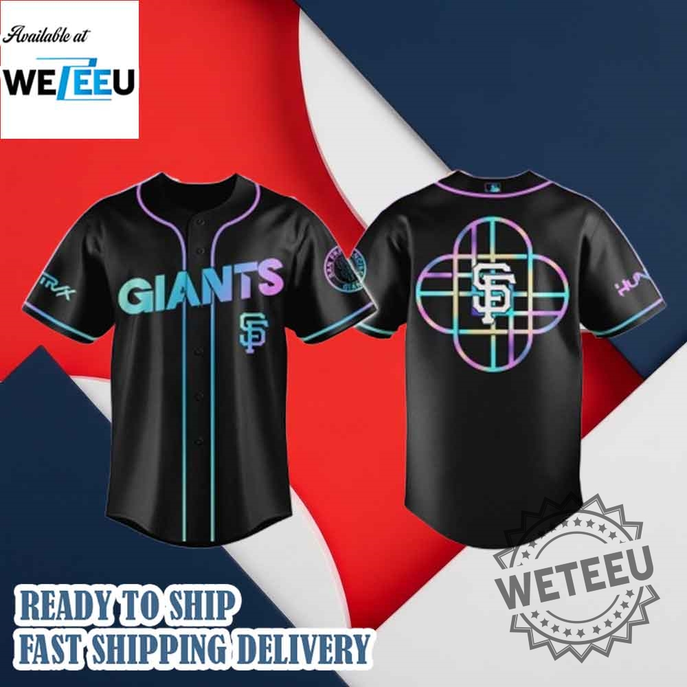San Francisco Giants Mlb X Kpop Demon Hunters Logo Baseball Jersey 3 San Francisco Giants MLB x KPop Demon Hunters Logo Baseball Jersey