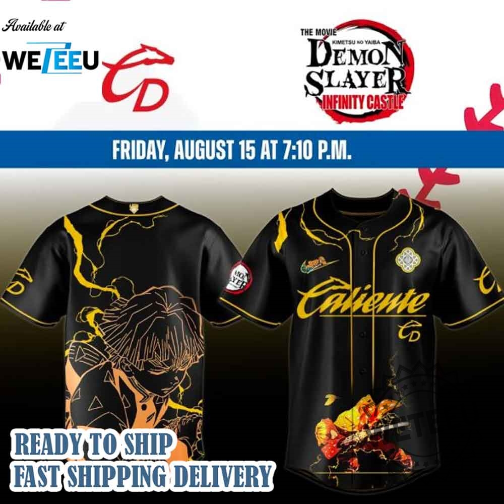 "Top 5 Exclusive Demon Slayer and Hockey Jerseys for 2025" 9 Caliente De Durango X Demon Slayer Agatsuma Zenitsu Jersey