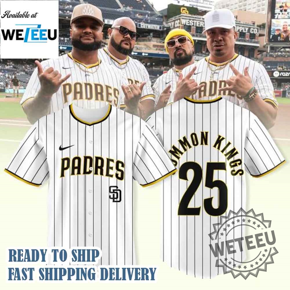 "Celebrate Marines with Jerseys: Phillies, D-backs, Orioles, Miami, Padres" 6 San Diego Padres X Common Kings Jersey